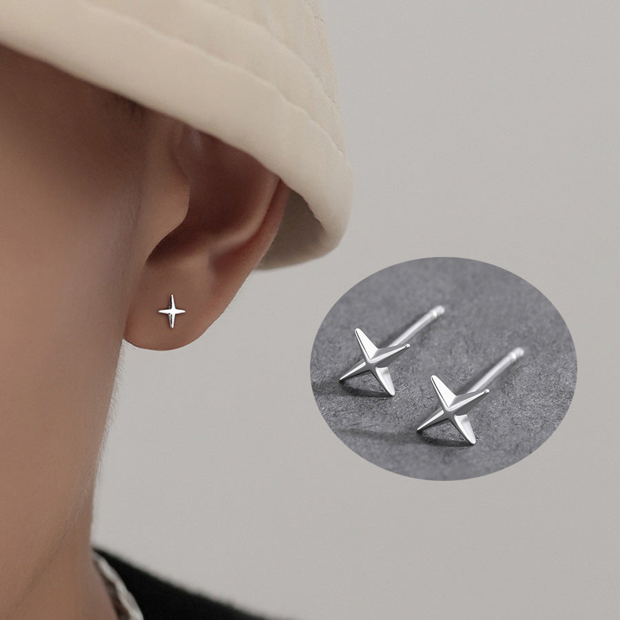 Wholesale men's hook detachable hip hop punk earrings