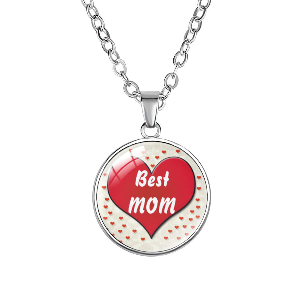 Wholesale  accessories MOM love MOM love pendant necklace