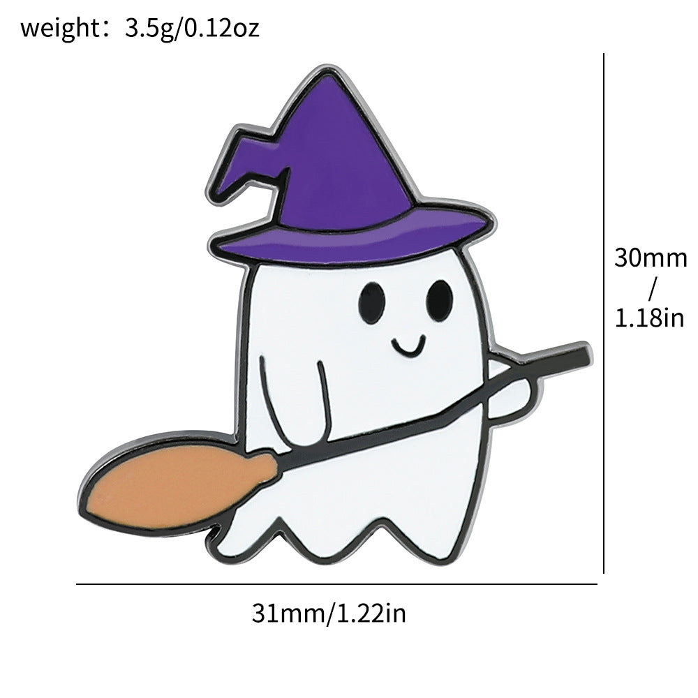 Wholesale  Pumpkin Ghost Brooch