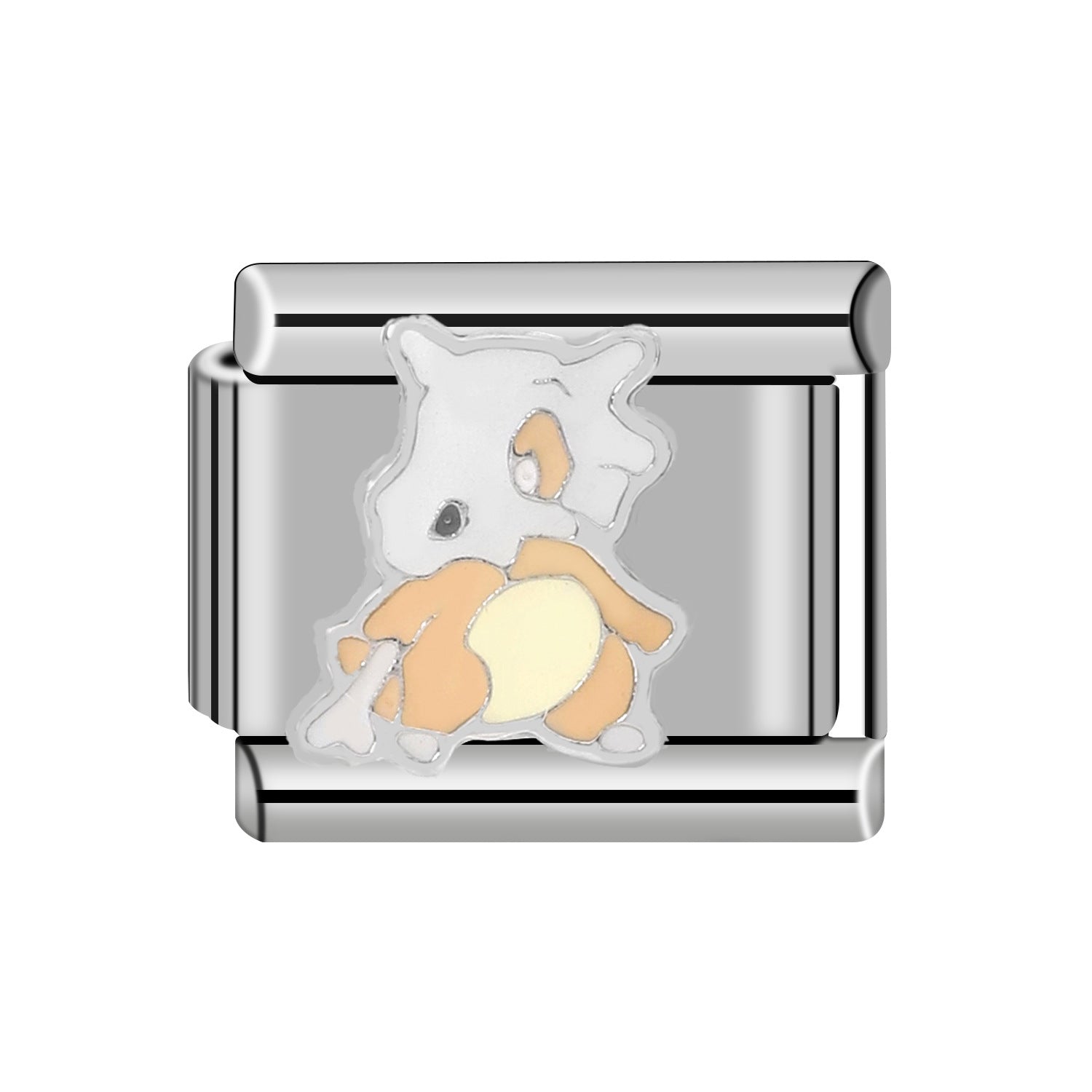 Wholesale 5pcs Italian Charm Bracelet Charm Module Stainless Steel Cute Bracelet 9mm DIY Pattern Free Stitching Detachable Composable Bracelet ACCVIP-BT-XY002