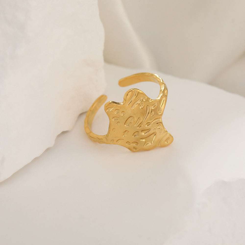 Wholesale Electroplated 18K Stainless Steel Loose Rings  ACC-RS-TaiMei007