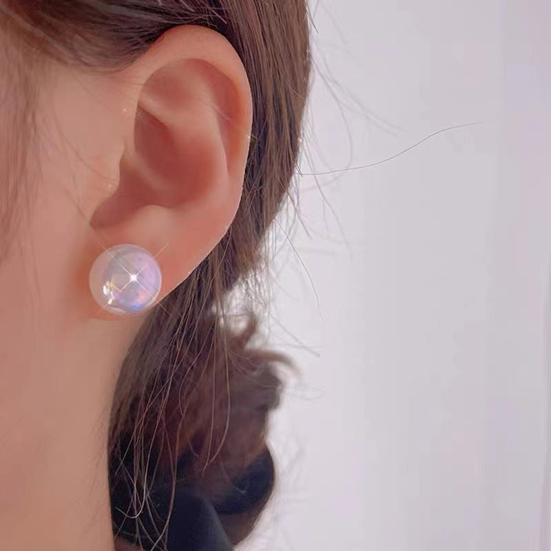 Wholesale Colorful mermaid pearl earrings