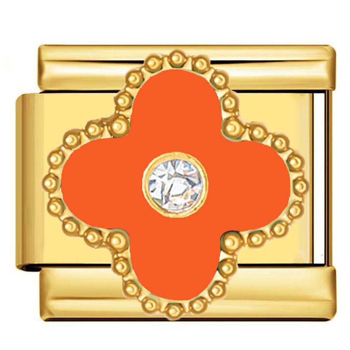Wholesale 9mm Italian Charm Starter Bracelets DIY square Single Section Creative Stainless Steel Composable Bracelet