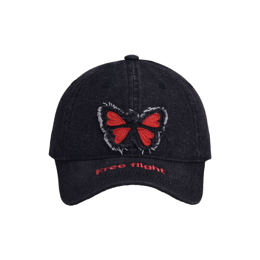 Wholesale Butterfly Distressed Washed Baseball Cap ACC-HT-WenRan006