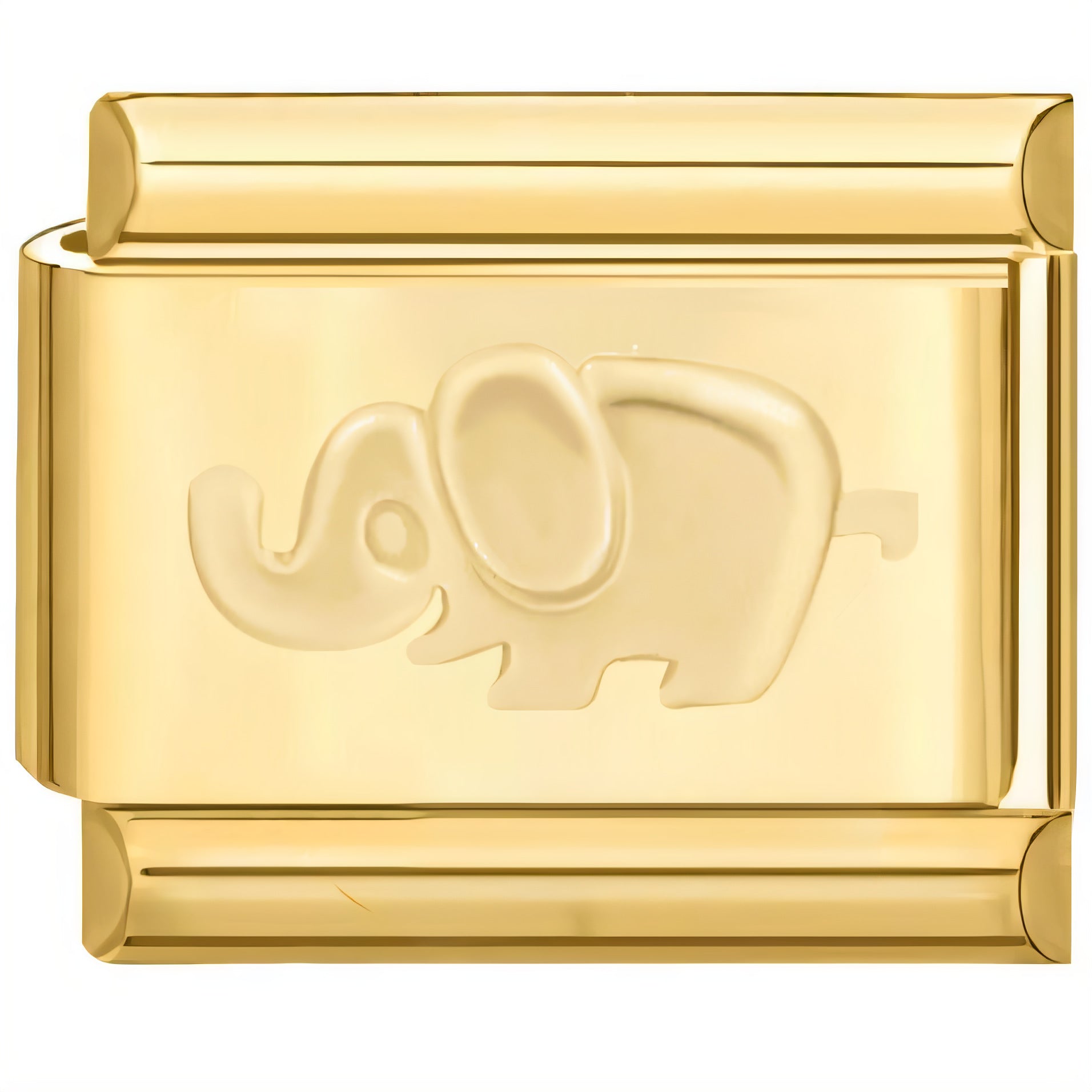 Wholesale Italian Charm Bracelet 9mm DIY  Single Section   Creative Stainless Steel Composable Bracelet