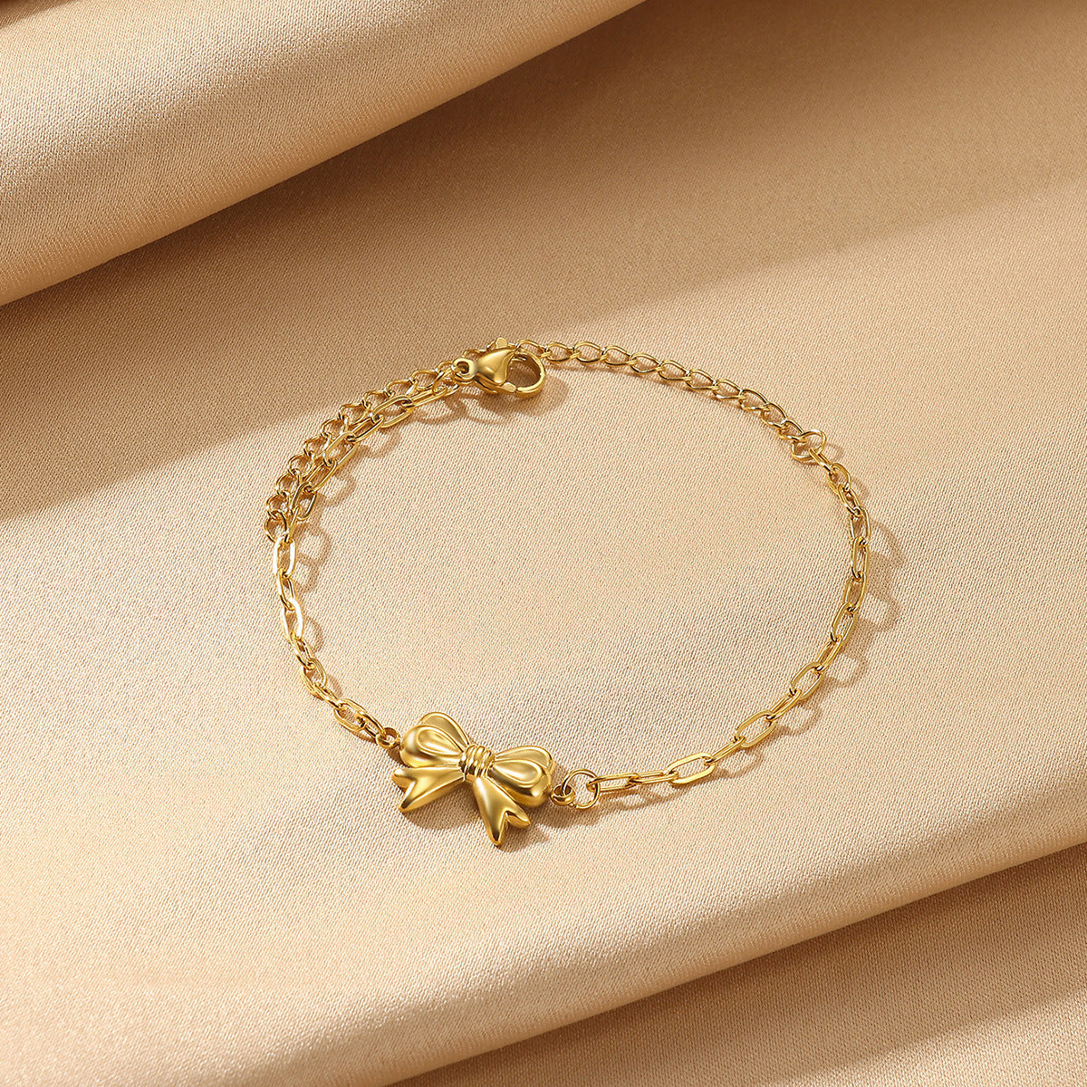 Wholesale Stainless steel bow bracelet