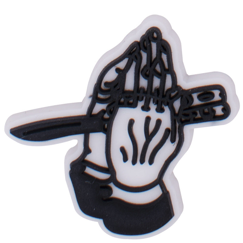 Wholesale  100pcs Random Halloween Carnival Party Shoes Accessories Shoes Charms