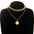 Wholesale retro portrait exaggerated thick chain necklace double layer necklace
