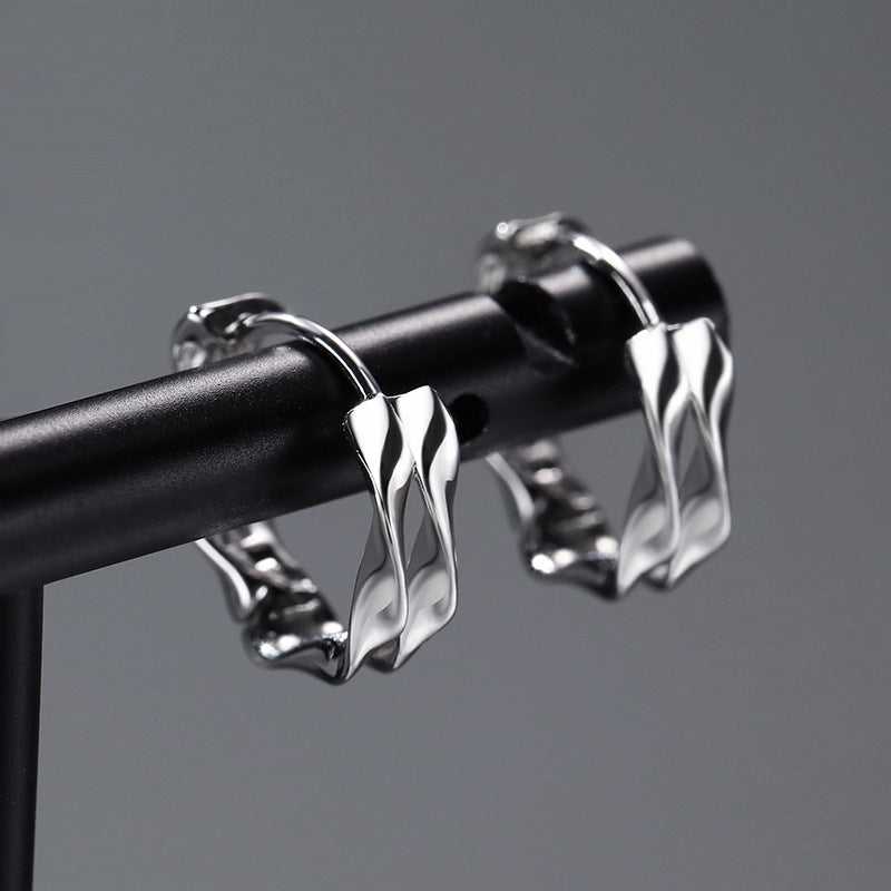 Wholesale Wave Mens Earrings