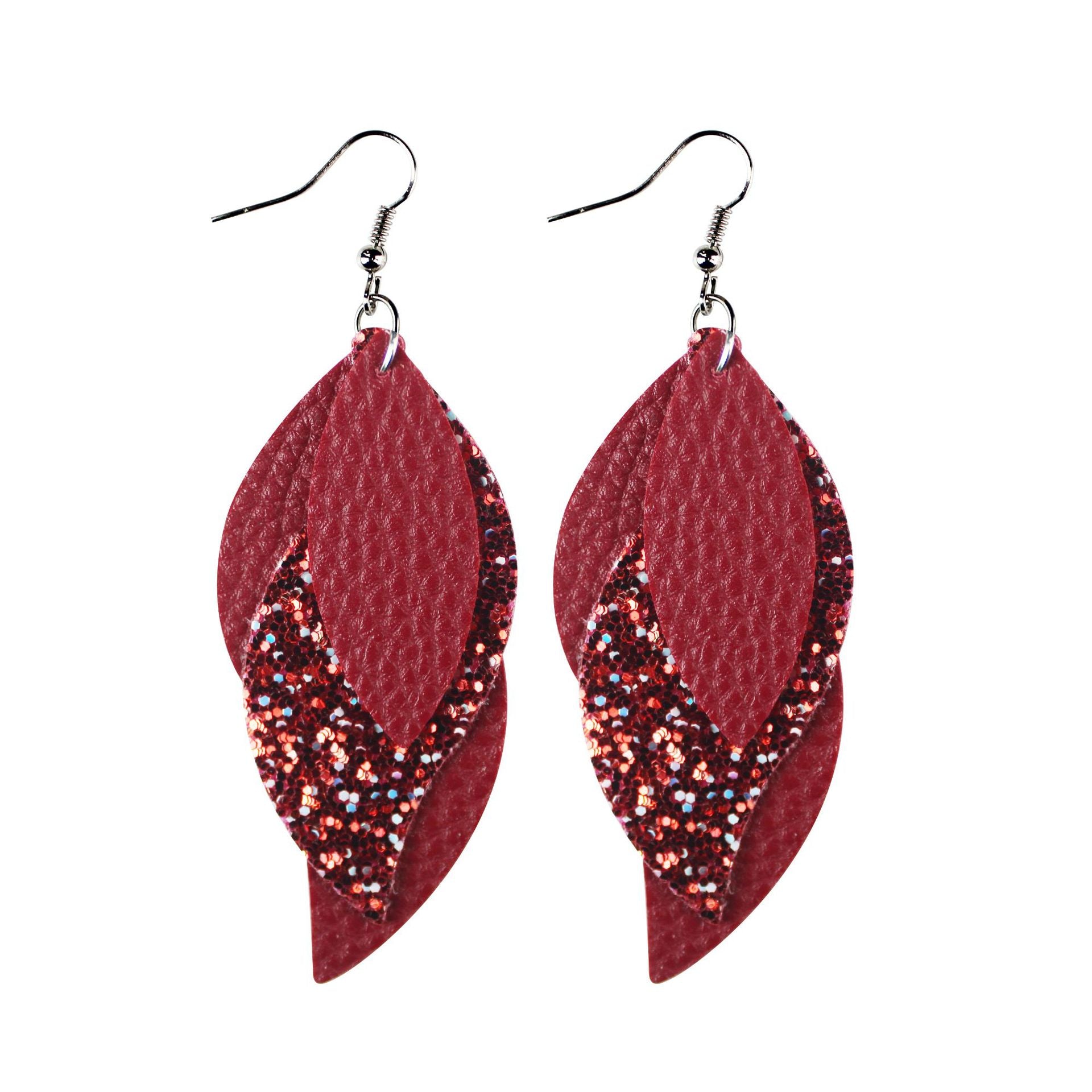 Wholesale Cortex  S-shaped leaves  earrings