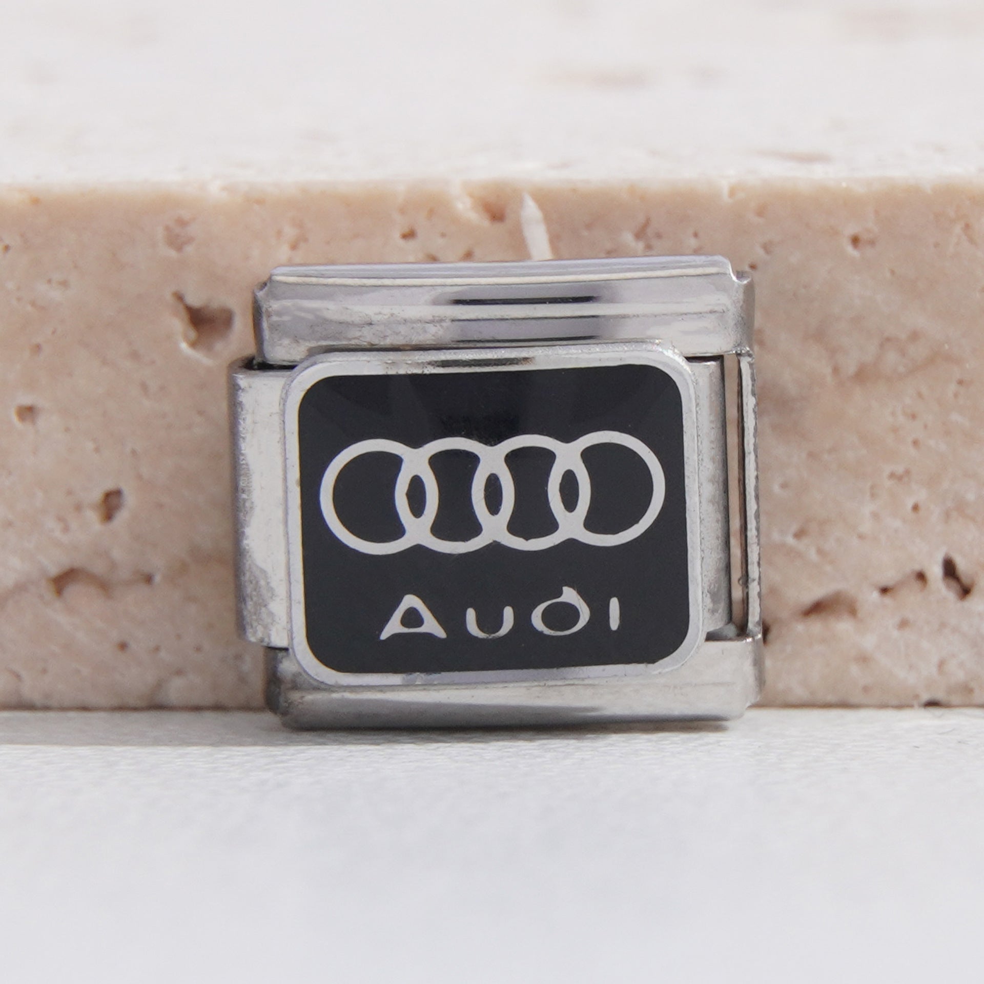 Wholesale Italian Charm Bracelet 9mm DIY Splicing Fashion Car Logo Stainless Steel Composable Bracelet