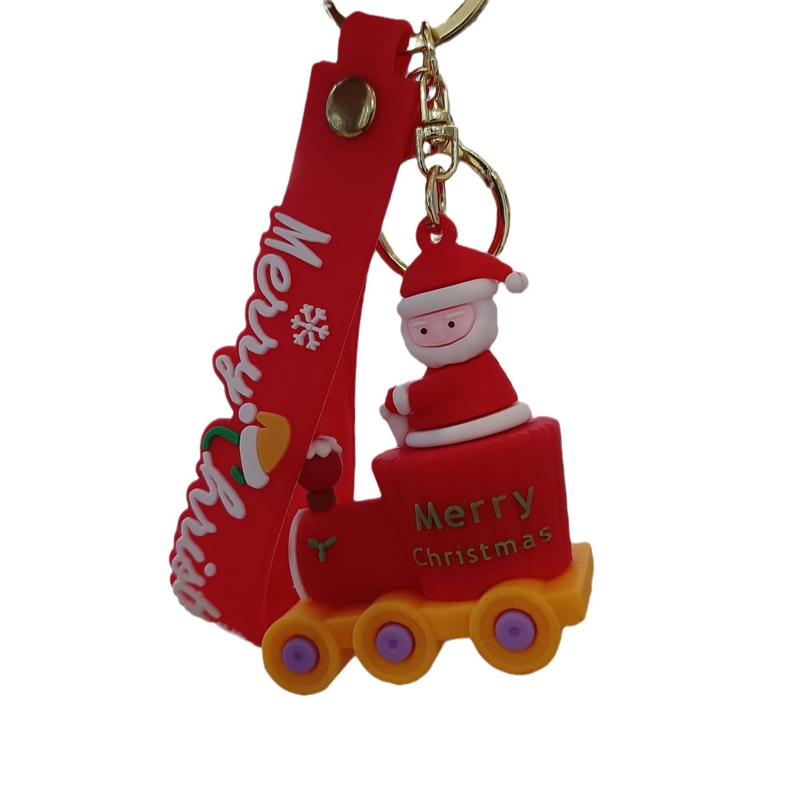 Wholesale Cartoon Cute Christmas Santa Claus Keychains ACC-KC-KuangKe001