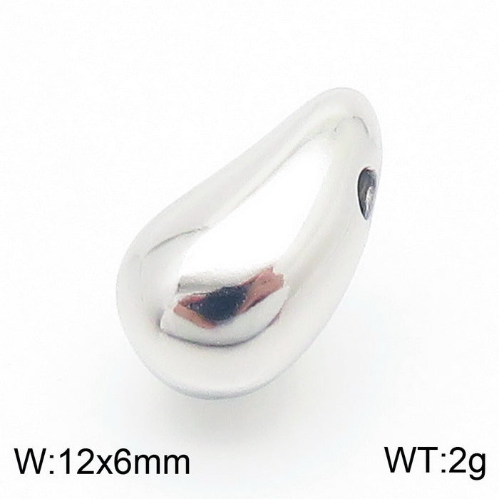 Wholesale Teardrop Shape Solid Titanium Steel Earrings ACC-ES-KaLun001