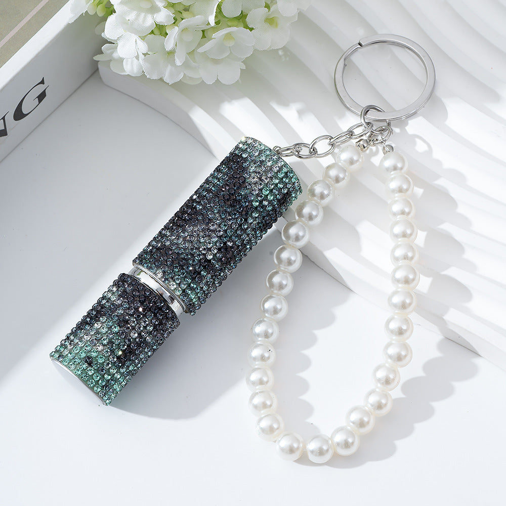 Wholesale  Diamond-Encrusted 5ml Creative  Keychain