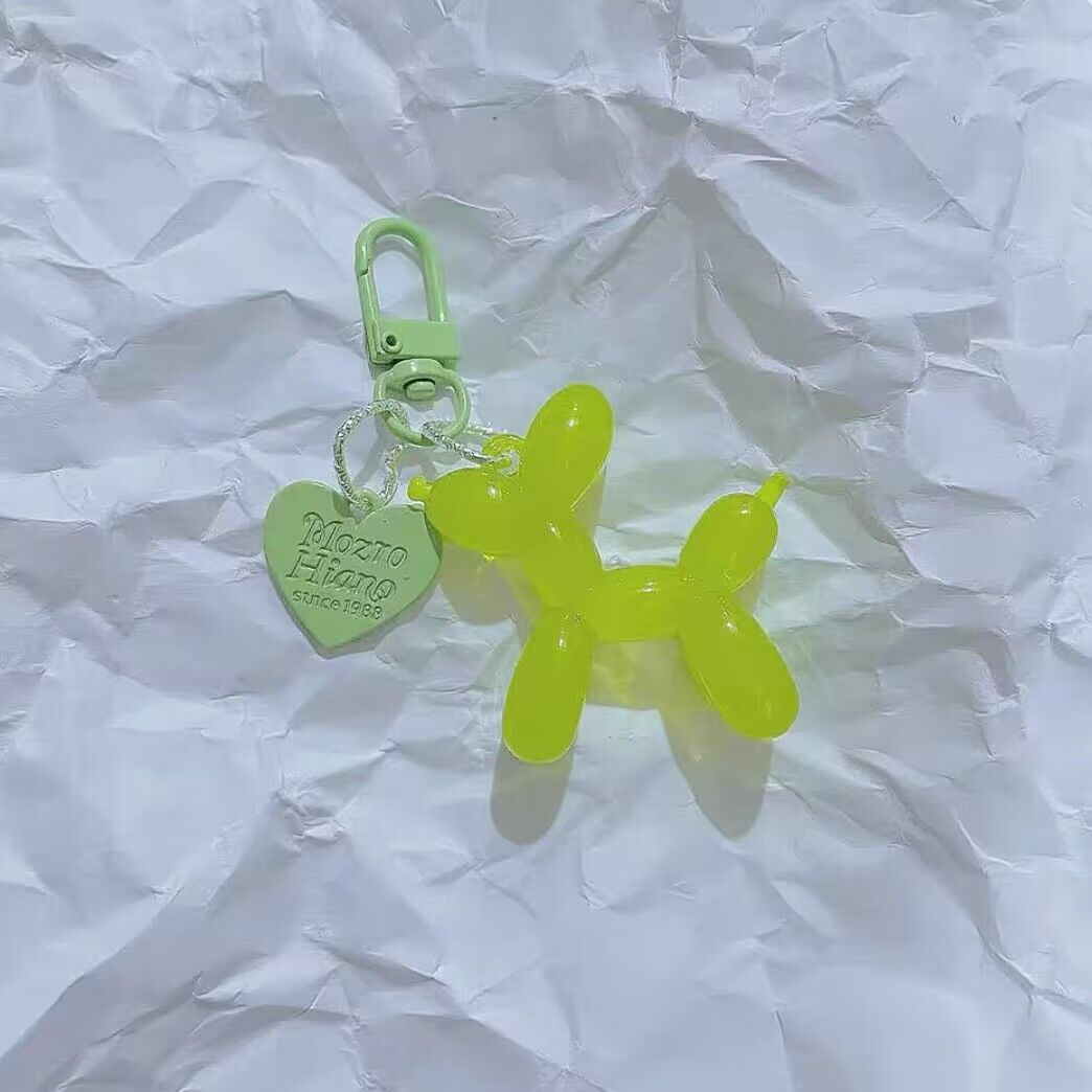 Wholesale Cute Colorful Cartoon Jelly Dog Keychain ACC-KC-Yuding002