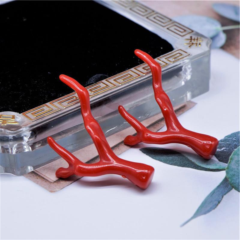 Wholesale Coral Red Tree Branch Pendant