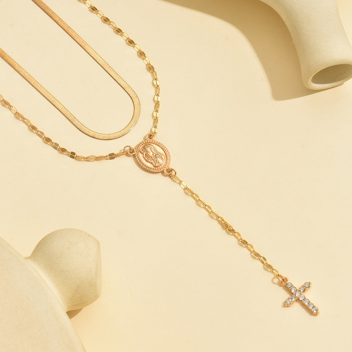 Wholesale Cross-Shaped Pendant Necklace