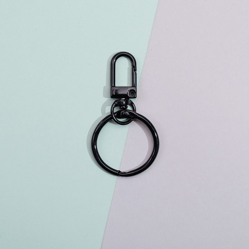 Wholesale 10pcs Colorful DIY Handmade Material Keychain Metal Accessories ACC-KC-QingMou005