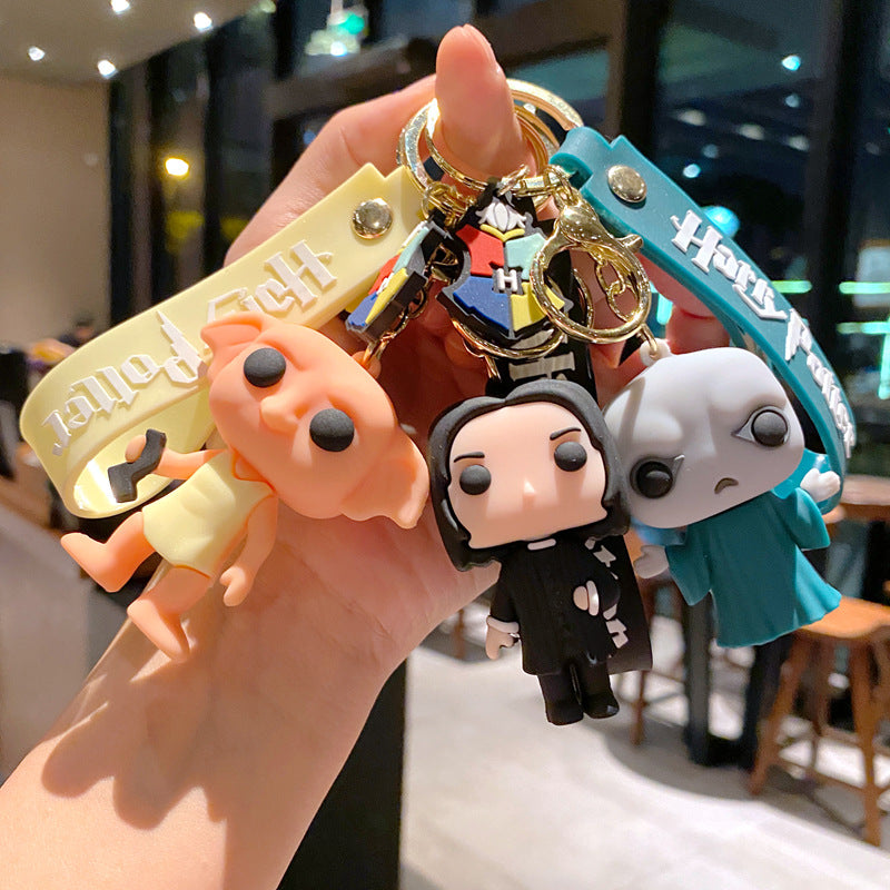 Wholesale Cartoon Cute PVC Soft Keychains Creative Keychain ACC-KC-XinShu014