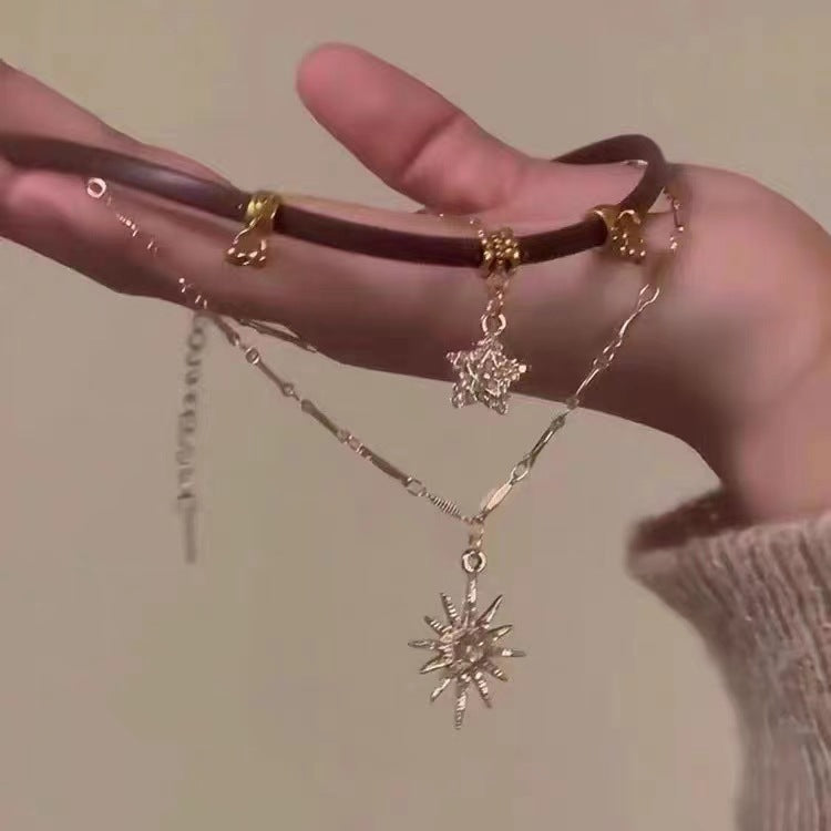 Wholesale Beaded Clavicle Chain Stacking Choker Sweater Chain Long Necklace ACC-NE-Ziyou007