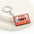 Wholesale Color Acrylic Tape Keychain Pendant Color Printing Retro Music English Keychain