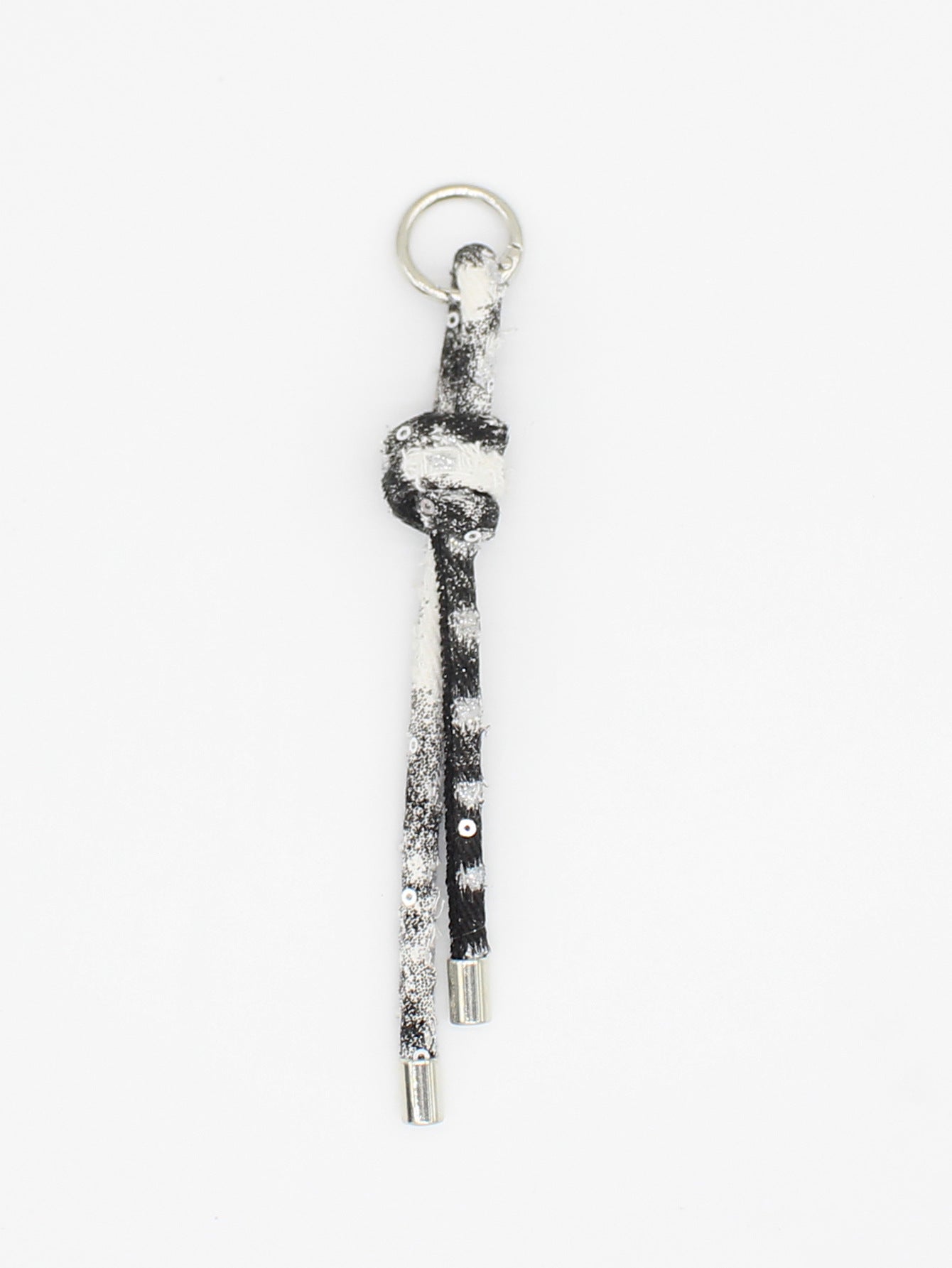 Wholesale Handmade Artificial Leather Bag Charm with Pearl Chain and Keychain,  Stylish Car Key Accessory