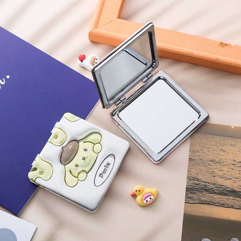 Wholesale Cartoon Cute Foldable Portable Small Mirror Double-sided Mirror ACCVIP-MR-Haic005