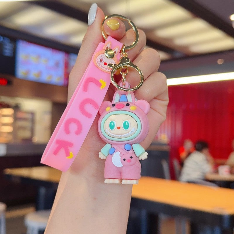Wholesale Cute cartoon silicone keychain