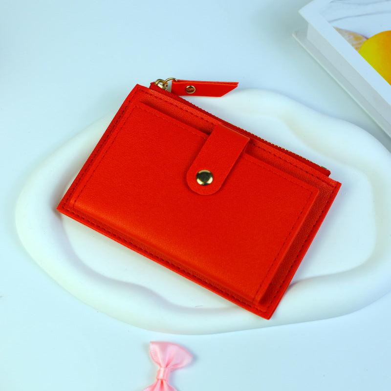 Wholesale Women's Ultra-thin Card Holder Candy Color Wallet
