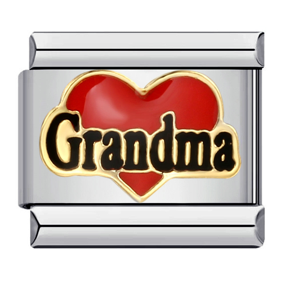 Großhandel 5pcs Italienisches Charmalme Armband 9mm DIY Spleißen süßes kreatives Edelstahl -komponierbares Armband