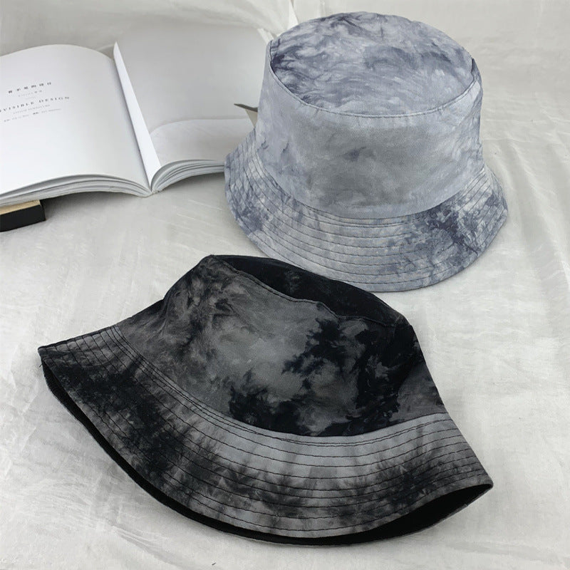 Wholesale  tie-dyed double-sided fisherman hat bucket hat