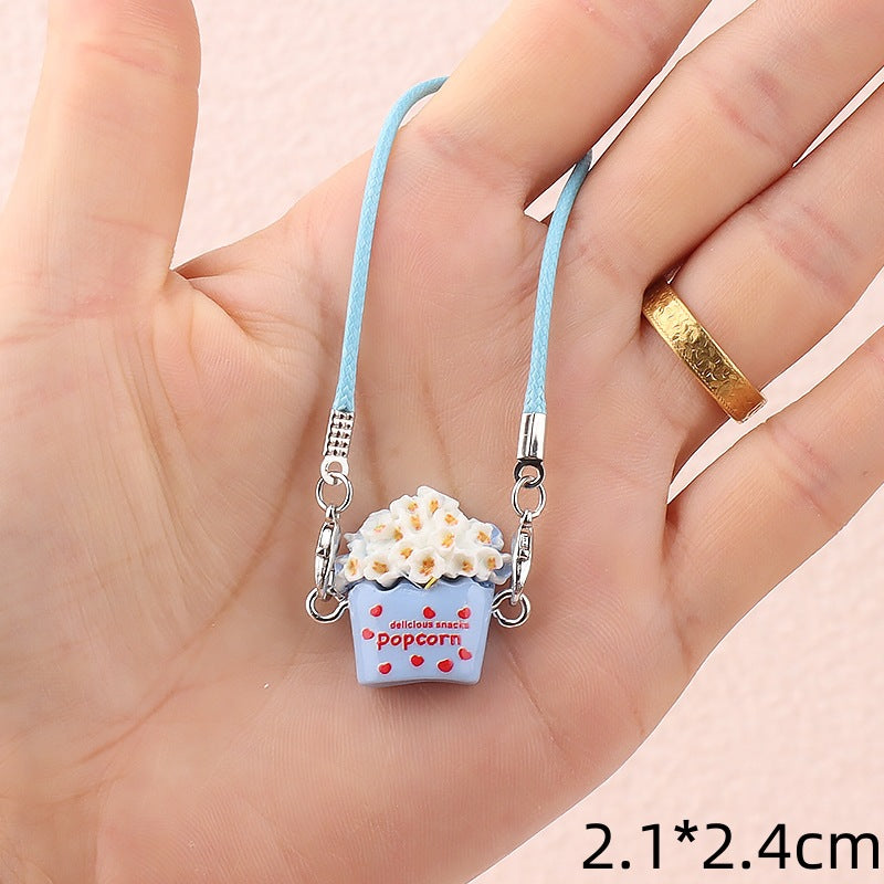Wholesale Cute cartoon mini popcorn doll accessories
