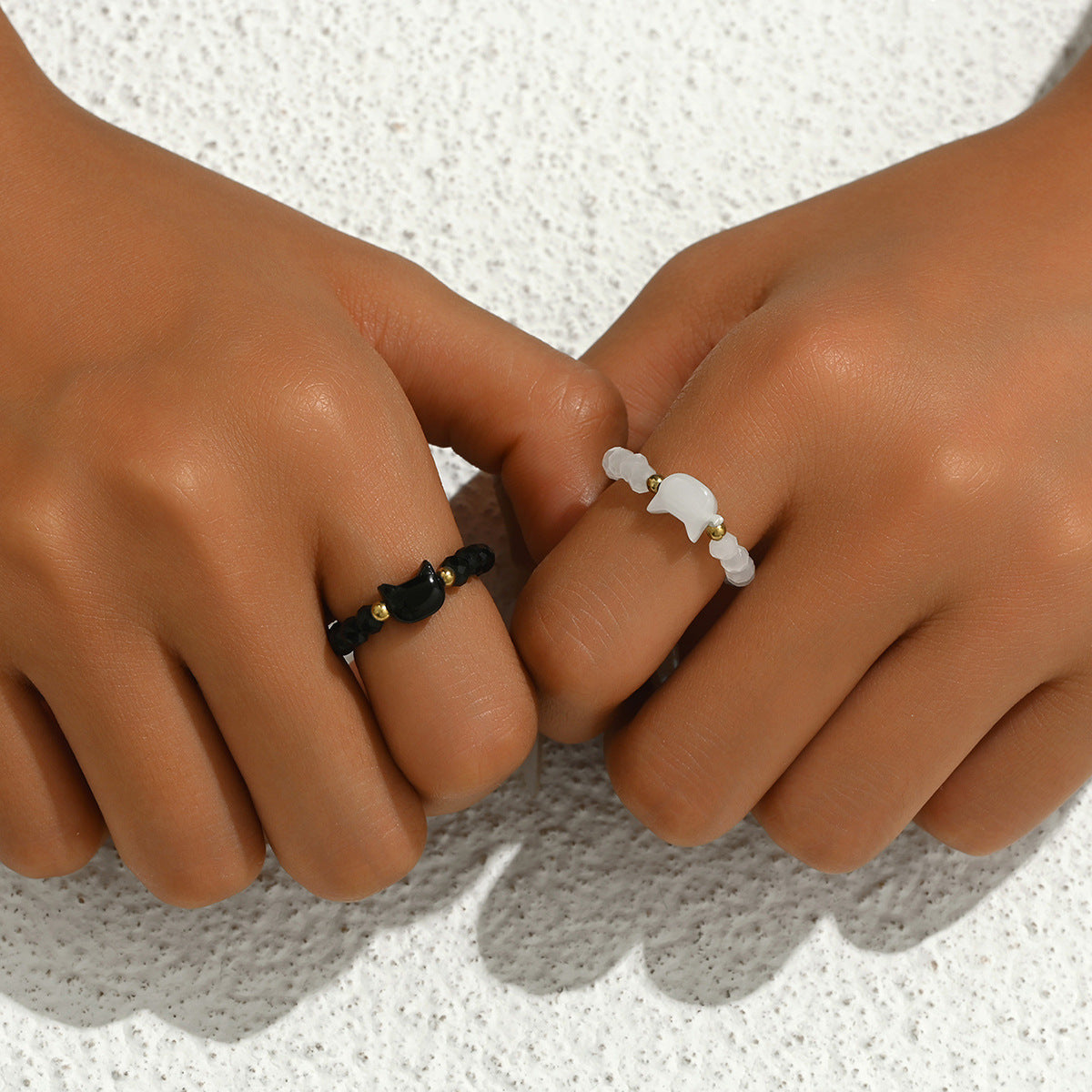 Wholesale Cute Fashion Cat Beads  Ring