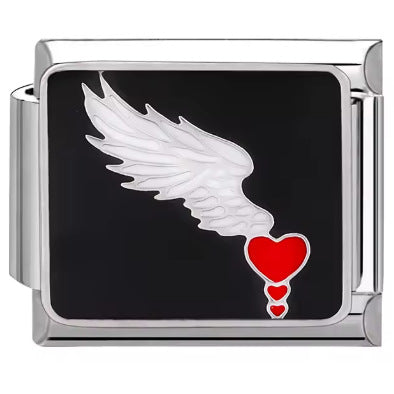 Wholesale Italian Charm Bracelet 9mm DIY  beautiful girl  Creative Stainless Steel Composable Bracelet