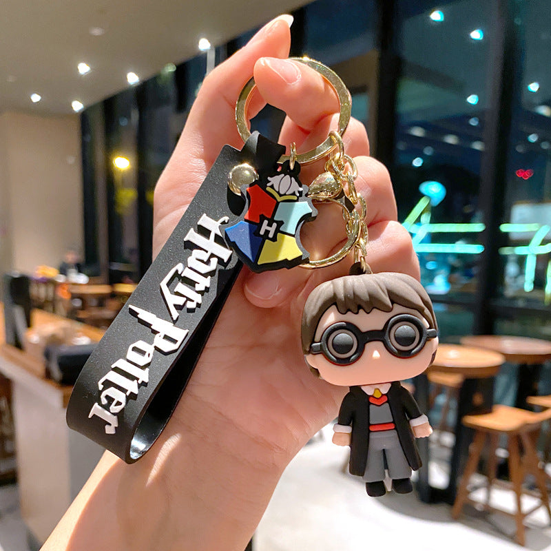 Wholesale Cartoon Cute PVC Soft Keychains Creative Keychain ACC-KC-XinShu014