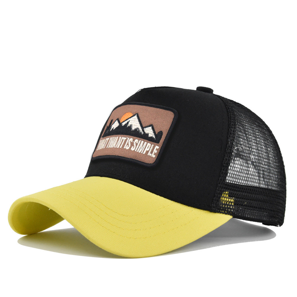 Wholesale Embroidered hill animal summer sunshade net hat