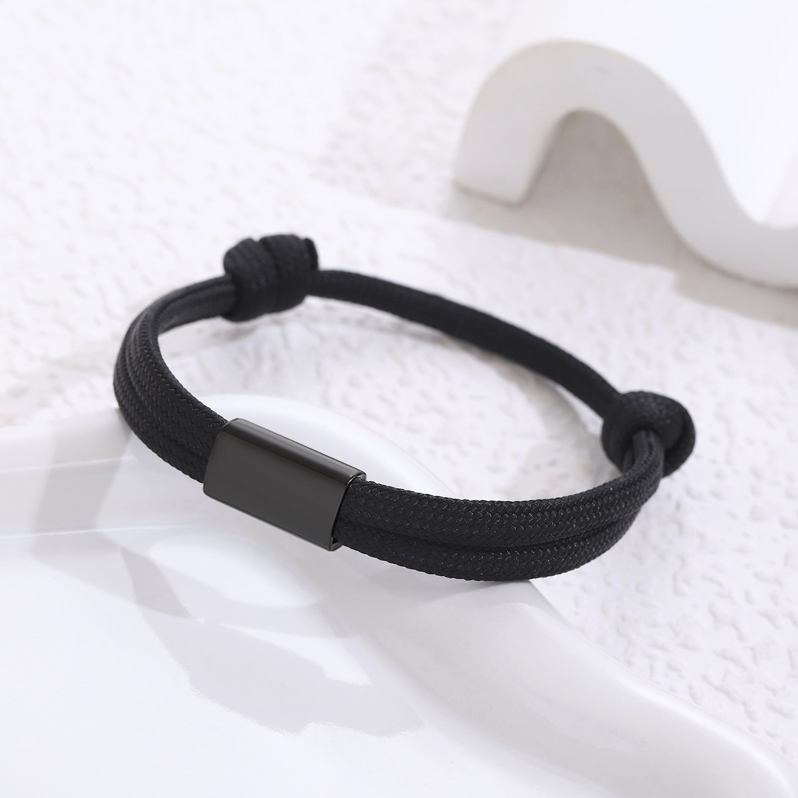 Bracelet en acier inoxydable à corde inoxydable à corde inoxydable