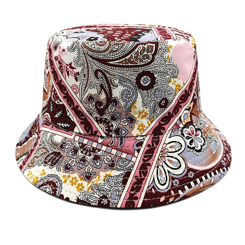 Wholesale Cashew Flower Fisherman Hat Bucket Hat
