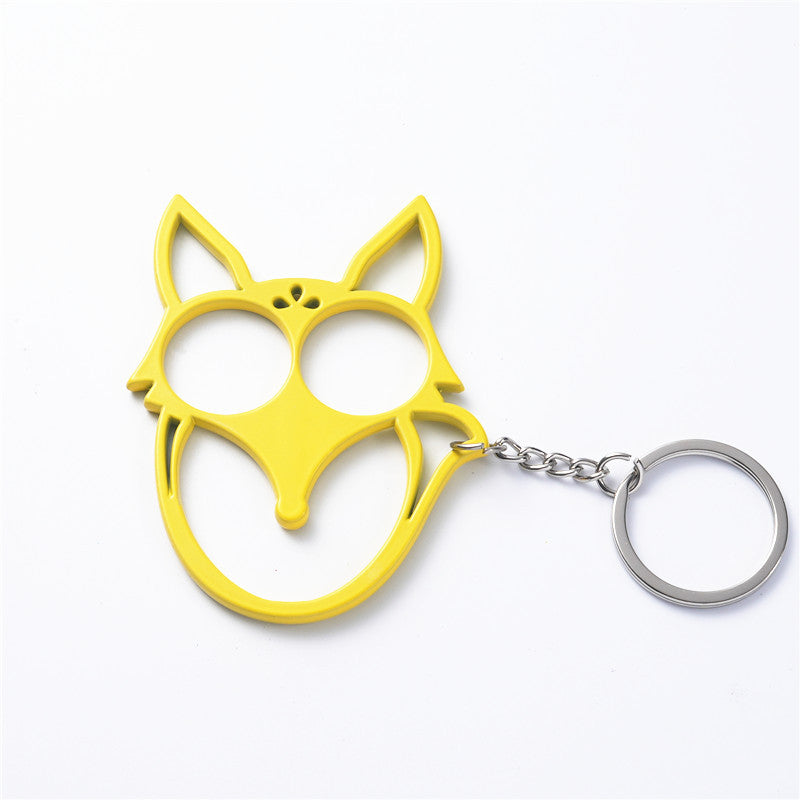 Wholesale Outdoor Fox Metal Pendant Keychain Keychains Accessories ACC-KC-NN001