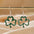 Wholesale St. Patrick's Day Hollow Green Four Leaf Clover Earrings