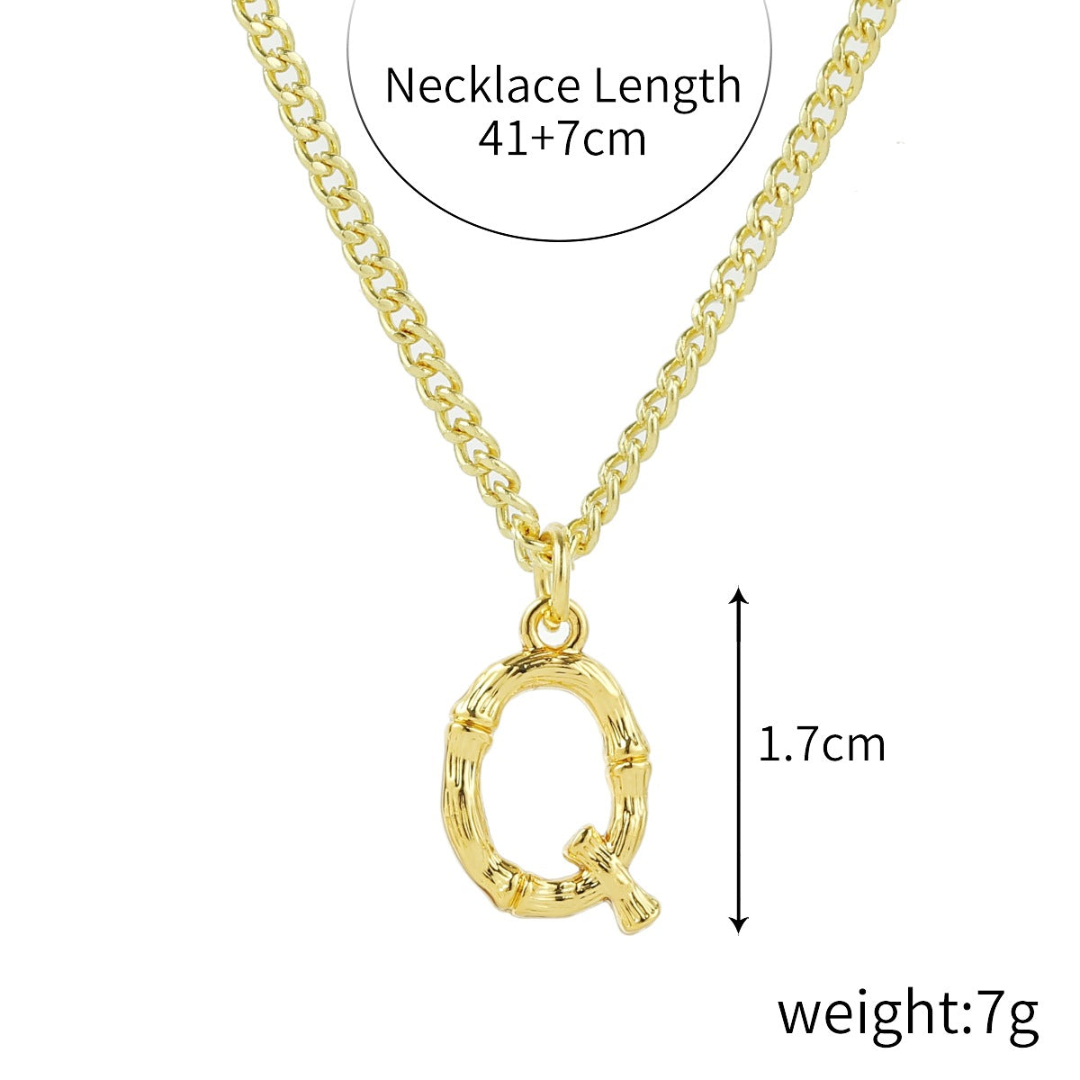 Wholesale  Love Letter Necklace 26 English  Zinc Alloy Necklaces