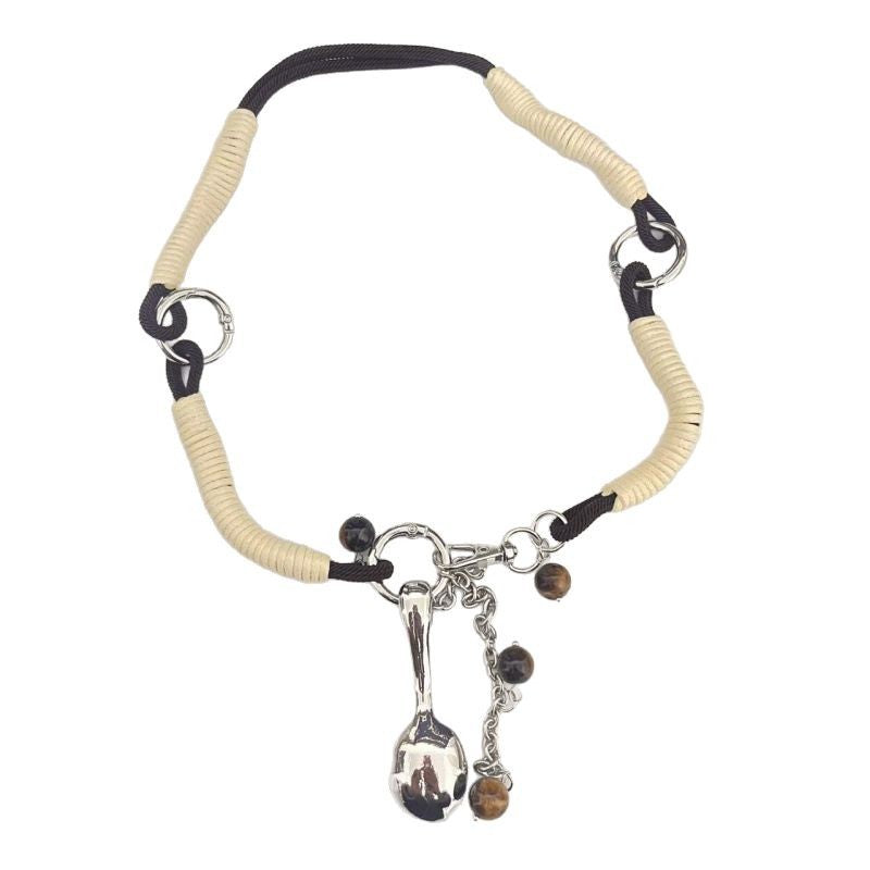 Wholesale Vintage Spoon Necklace  Light Luxury  Chain Accessories