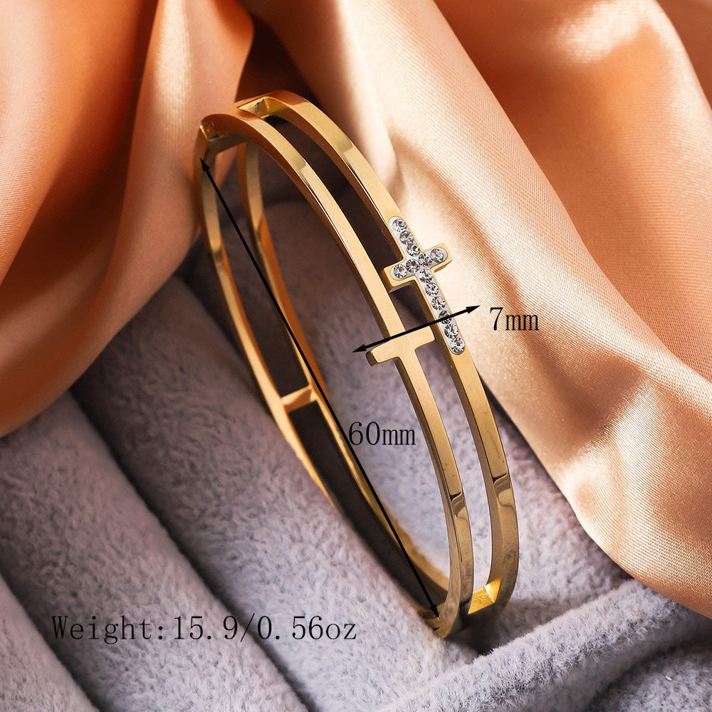 Wholesale New Style Titanium Steel Bracelet  ACC-BT-Ruif014