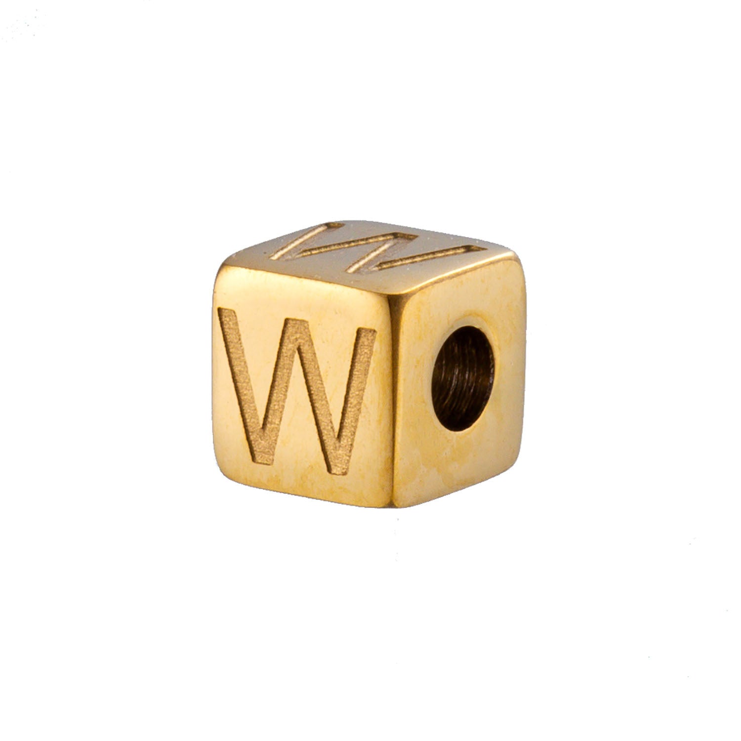 Wholesale 26 English Alphabet Accessories Geometric Stainless Steel Gold Sugar Jewelry Accessories