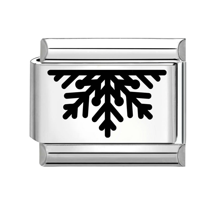 Wholesale 9mm Italian Charm Starter Bracelets DIY Christmas Stainless Steel Composable Bracelet