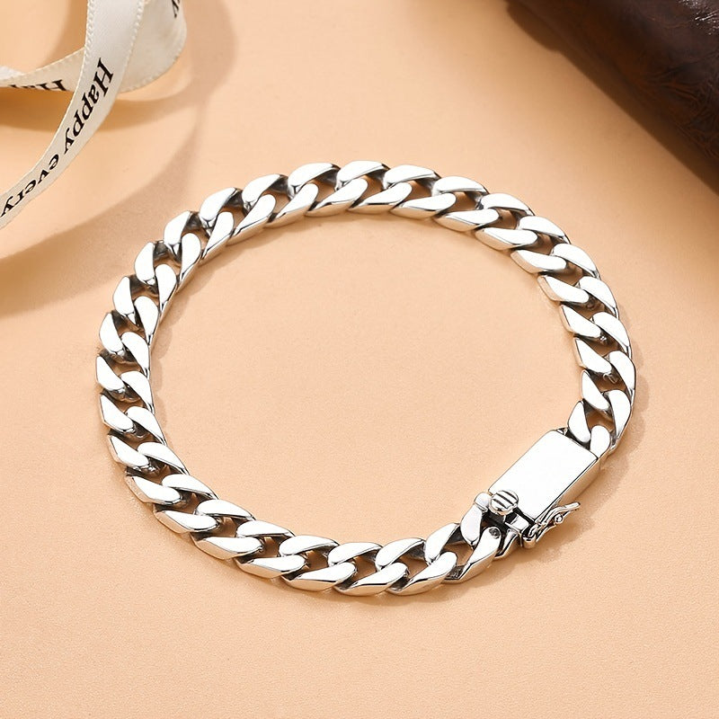 Wholesale  Personality Miami Cuban Chain Men's Metal Bracelet