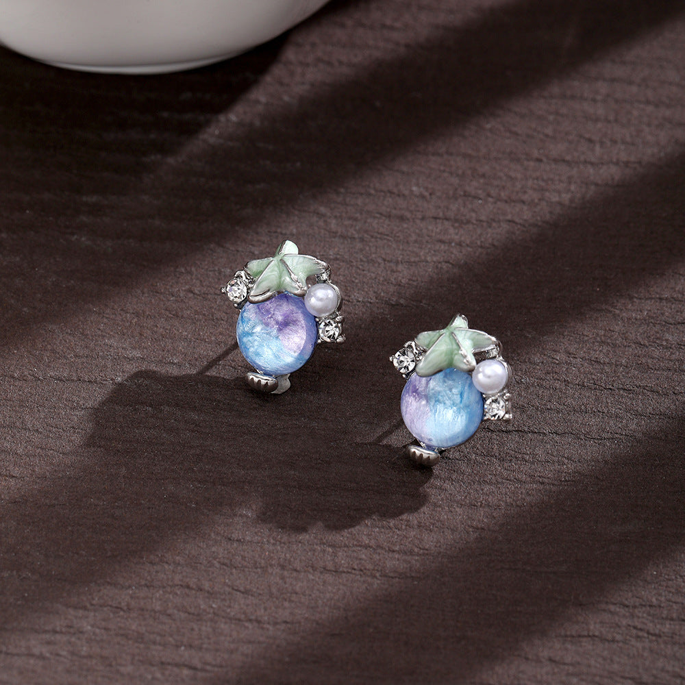 Wholesale Cute seashell star earrings