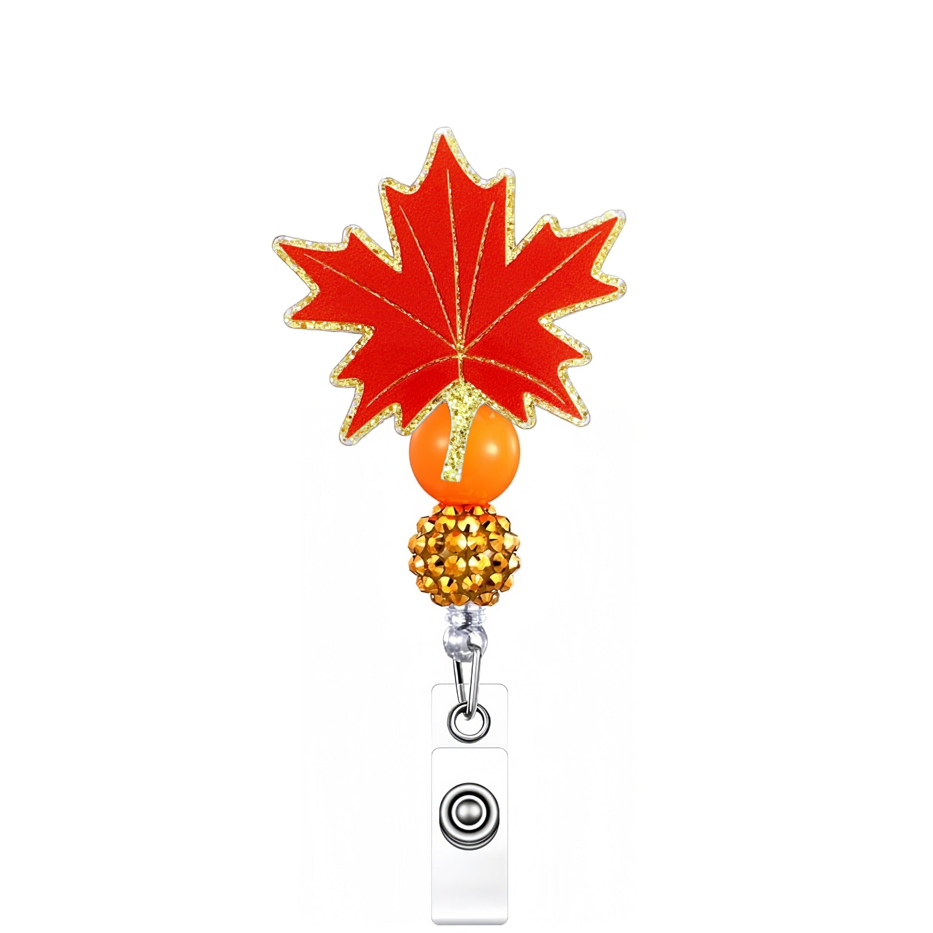 Wholesale 10pcs Acrylic Thanksgiving Badge Reels Keychains
