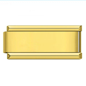 Wholesale Italian Charm Bracelet 9mm DIY Splicing Removable Gold Plated Oil Drop Cartoon Stainless Steel Composable Bracelet