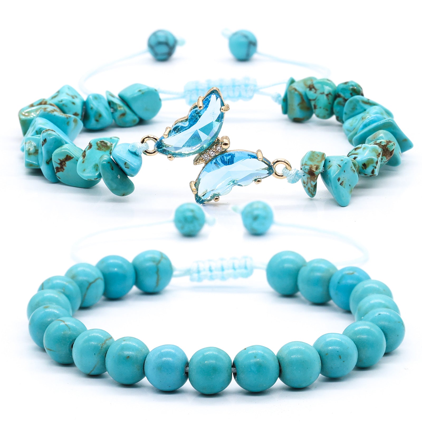 Wholesale Irregular Stone Crystal Bracelet